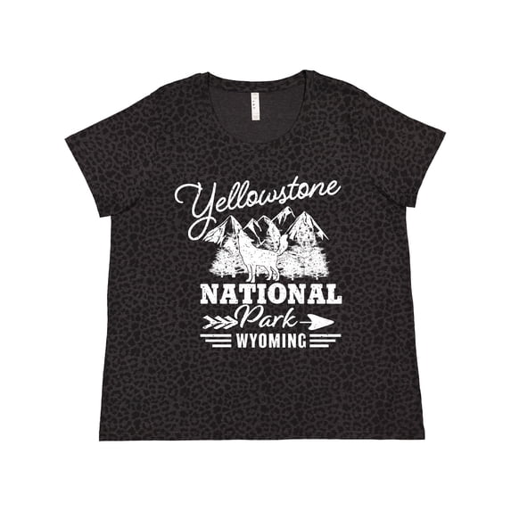 Inktastic Wyoming Yellowstone National Park Women's Plus Size T-Shirt