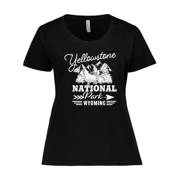Inktastic Wyoming Yellowstone National Park Women's Plus Size T-Shirt