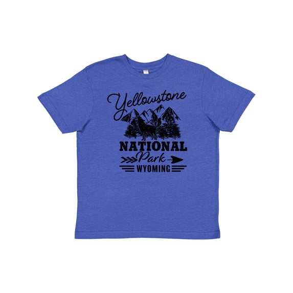 Inktastic Wyoming Yellowstone National Park Youth T-Shirt