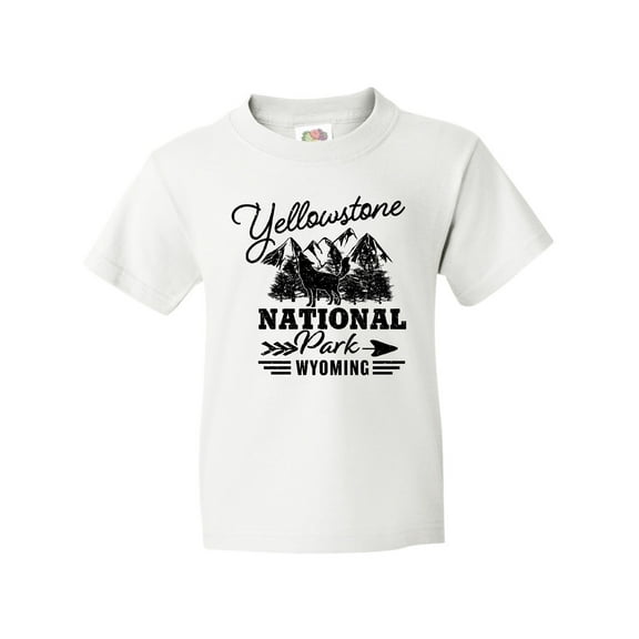 Inktastic Wyoming Yellowstone National Park Youth T-Shirt