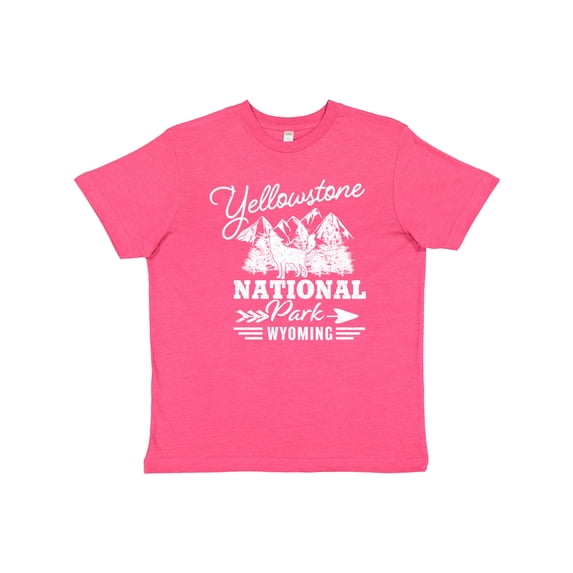 Inktastic Wyoming Yellowstone National Park Youth T-Shirt