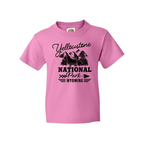Inktastic Wyoming Yellowstone National Park Youth T-Shirt