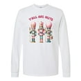 thumbnail image 1 of Inktastic Y'all Are Nuts Holiday Nutcrackers Long Sleeve T-Shirt, 1 of 5