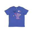 thumbnail image 1 of Inktastic Yara Happy Mothers Day Purple Elephant and Bee Gorgeous Youth T-Shirt, 1 of 5