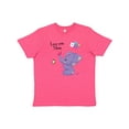 thumbnail image 1 of Inktastic Yara Happy Mothers Day Purple Elephant and Bee Gorgeous Youth T-Shirt, 1 of 5