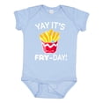 thumbnail image 1 of Inktastic Yay Its Fry Day with Cute French Fries Boys or Girls Baby Bodysuit, 1 of 5