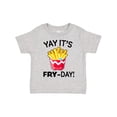 thumbnail image 1 of Inktastic Yay Its Fry Day with Cute French Fries Boys or Girls Toddler T-Shirt, 1 of 5