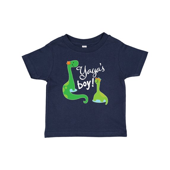 Inktastic Yaya Boy Grandson Dinosaur Boys Baby T-Shirt