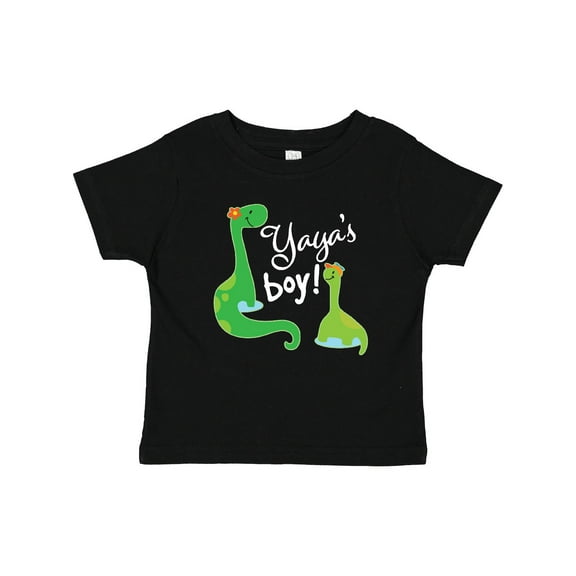 Inktastic Yaya Boy Grandson Dinosaur Boys Baby T-Shirt