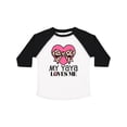 thumbnail image 1 of Inktastic Yaya Loves Me Girls Valentine Grandchild Girls Toddler T-Shirt, 1 of 5
