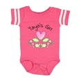 thumbnail image 1 of Inktastic Yaya's Girl Heart Flowers Girls Baby Bodysuit, 1 of 5