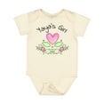 thumbnail image 1 of Inktastic Yaya's Girl Heart Flowers Girls Baby Bodysuit, 1 of 5
