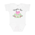thumbnail image 1 of Inktastic Yaya's Girl Heart Flowers Girls Baby Bodysuit, 1 of 5