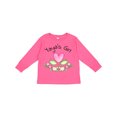 thumbnail image 1 of Inktastic Yaya's Girl Heart Flowers Girls Long Sleeve Toddler T-Shirt, 1 of 5