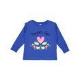 thumbnail image 1 of Inktastic Yaya's Girl Heart Flowers Girls Long Sleeve Toddler T-Shirt, 1 of 5