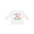 thumbnail image 1 of Inktastic Yaya's Girl Heart Flowers Girls Long Sleeve Toddler T-Shirt, 1 of 5