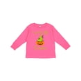 thumbnail image 1 of Inktastic Yaya's Lil' Pumpkin Boys or Girls Long Sleeve Toddler T-Shirt, 1 of 5