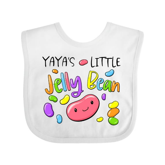 Inktastic Yaya's Little Jellybean Cute Easter Candy Boys or Girls Baby Bib