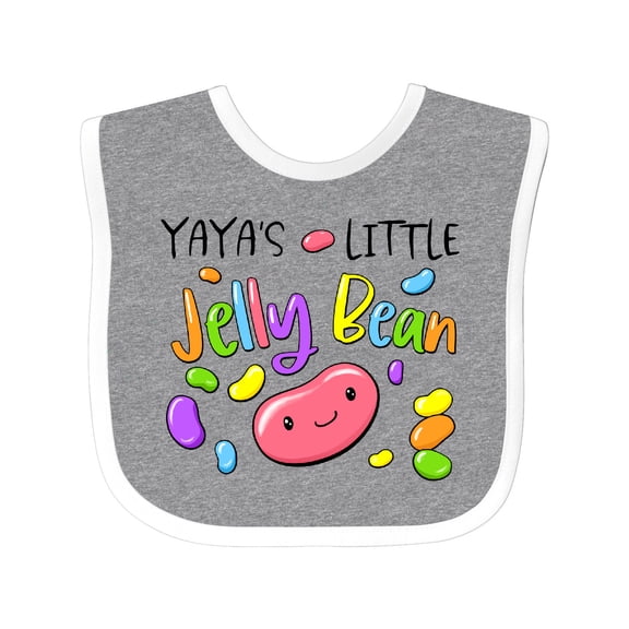 Inktastic Yaya's Little Jellybean Cute Easter Candy Boys or Girls Baby Bib