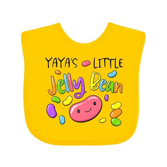 Inktastic Yaya's Little Jellybean Cute Easter Candy Boys or Girls Baby Bib