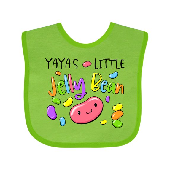 Inktastic Yaya's Little Jellybean Cute Easter Candy Boys or Girls Baby Bib