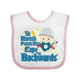 thumbnail image 1 of Inktastic Ye Mortals Putteth Mine Cape on Backwards&reg; Boys or Girls Baby Bib, 1 of 4