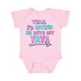 thumbnail image 1 of Inktastic Yeah I'd Rather Be with My Yaya in Pink Blue and Purple Boys or Girls Baby Bodysuit, 1 of 5