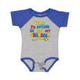 thumbnail image 1 of Inktastic Yeah I'd Rather be with My Grandma in Red Yellow and Blue Boys or Girls Baby Bodysuit, 1 of 5