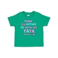 thumbnail image 1 of Inktastic Yeah I'd Rather Be with My Yaya in Pink Blue and Purple Boys or Girls Baby T-Shirt, 1 of 5