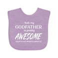 thumbnail image 1 of Inktastic Yeah My Godfather is Pretty Awesome Boys or Girls Baby Bib, 1 of 4