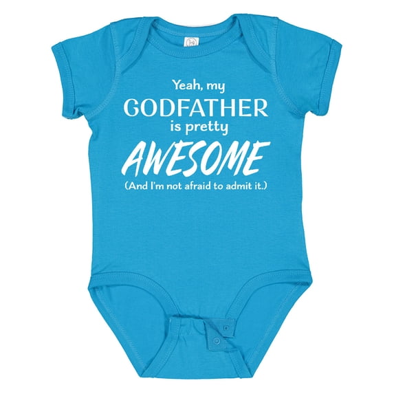 Inktastic Yeah My Godfather is Pretty Awesome Boys or Girls Baby Bodysuit