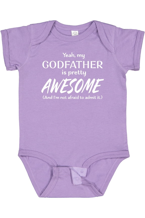 Yeah My Godfather is Pretty Awesome Boys or Girls Baby Bodysuit