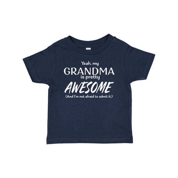 Inktastic Yeah My Grandma is Pretty Awesome Boys or Girls Baby T-Shirt