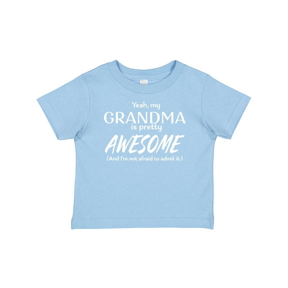 Inktastic Yeah My Grandma is Pretty Awesome Boys or Girls Baby T-Shirt