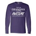 thumbnail image 1 of Inktastic Yeah My Grandma is Pretty Awesome Long Sleeve T-Shirt, 1 of 5