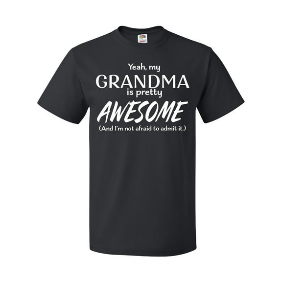 Inktastic Yeah My Grandma is Pretty Awesome T-Shirt