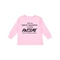 thumbnail image 1 of Inktastic Yeah My Great Grandma Is Pretty Awesome Boys or Girls Long Sleeve Toddler T-Shirt, 1 of 5