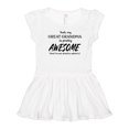 thumbnail image 1 of Inktastic Yeah My Great Grandma Is Pretty Awesome Girls Toddler Dress, 1 of 5