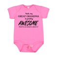 thumbnail image 1 of Inktastic Yeah My Great Grandma is Pretty Awesome Boys or Girls Baby Bodysuit, 1 of 5