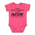 thumbnail image 1 of Inktastic Yeah My Great Grandma is Pretty Awesome Boys or Girls Baby Bodysuit, 1 of 5