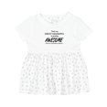 thumbnail image 1 of Inktastic Yeah My Great Grandma is Pretty Awesome Girls Baby Dress, 1 of 5