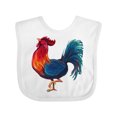 thumbnail image 1 of Inktastic Year of the Rooster Boys or Girls Baby Bib, 1 of 4