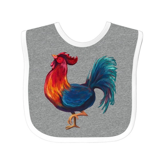 Inktastic Year of the Rooster Boys or Girls Baby Bib