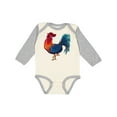 thumbnail image 1 of Inktastic Year of the Rooster Boys or Girls Long Sleeve Baby Bodysuit, 1 of 5