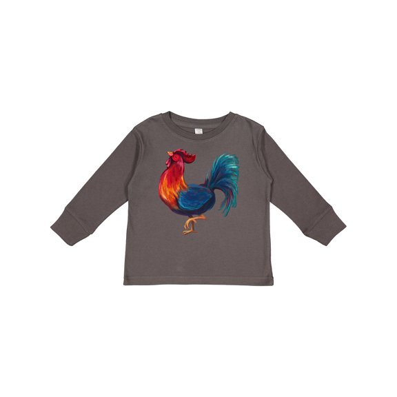 Inktastic Year of the Rooster Boys or Girls Long Sleeve Toddler T-Shirt