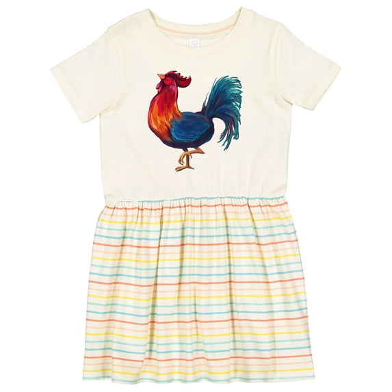Inktastic Year of the Rooster Girls Toddler Dress