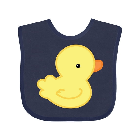 Inktastic Yellow Baby Duck Boys or Girls Baby Bib