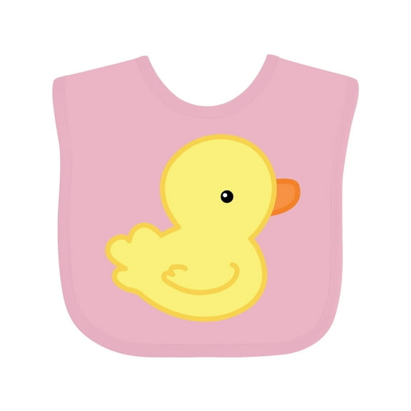 Inktastic Yellow Baby Duck Boys or Girls Baby Bib