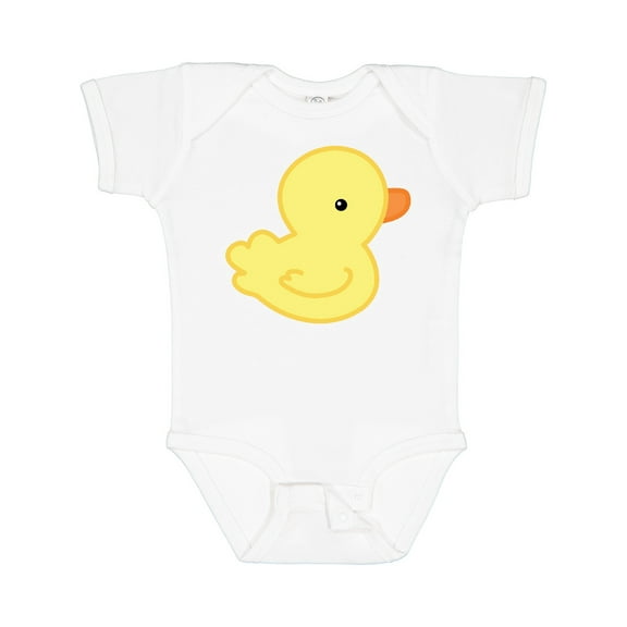 Inktastic Yellow Baby Duck Boys or Girls Baby Bodysuit