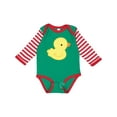 thumbnail image 1 of Inktastic Yellow Baby Duck Boys or Girls Long Sleeve Baby Bodysuit, 1 of 5